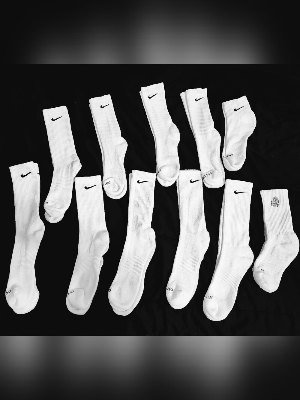 11 Nike White Crew Athletic Socks